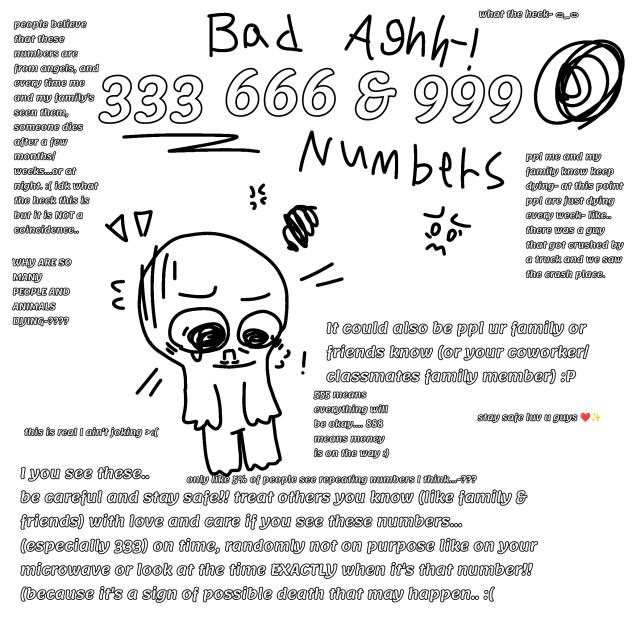 Repeating numbers -Untitled 888❓❓❓