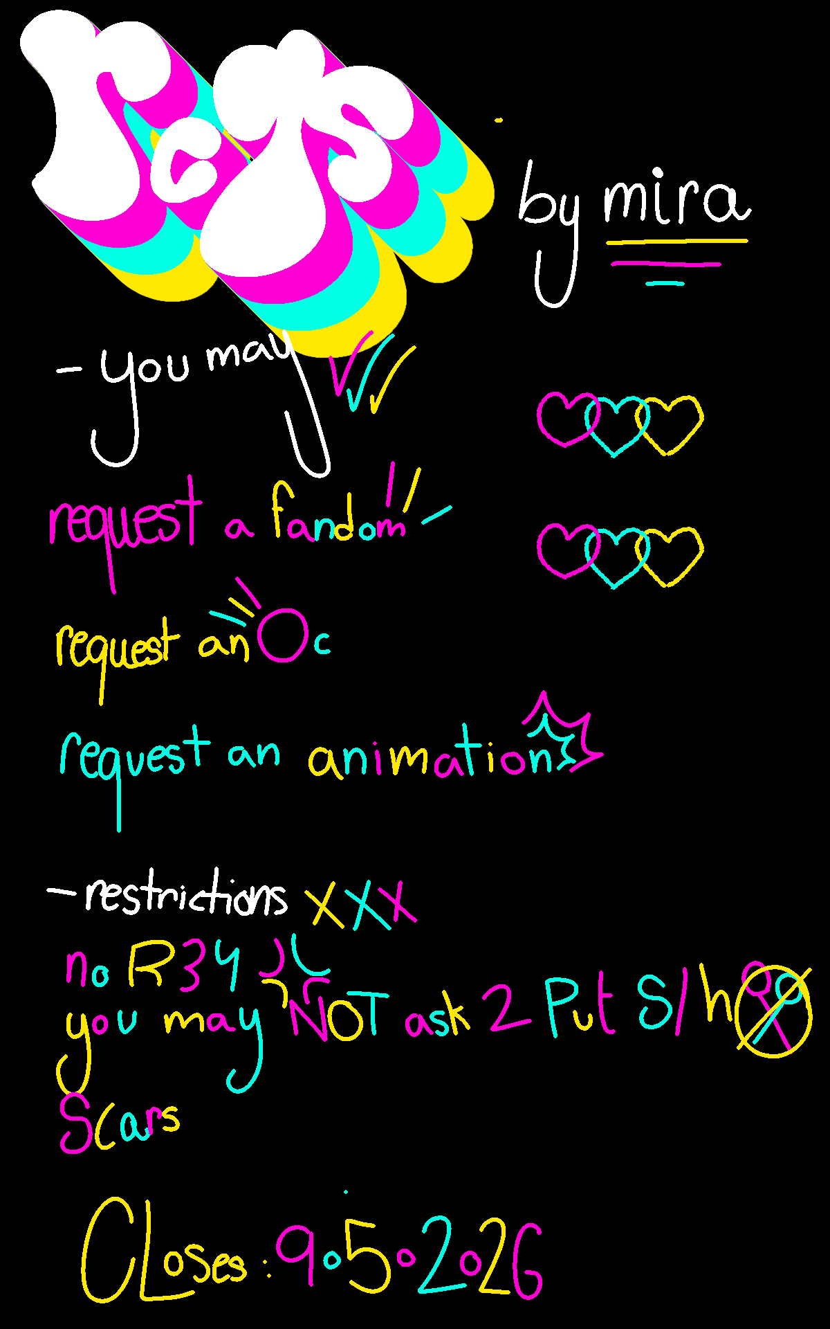 REQUESTS OPEN NOW READ DESC - ibisPaint