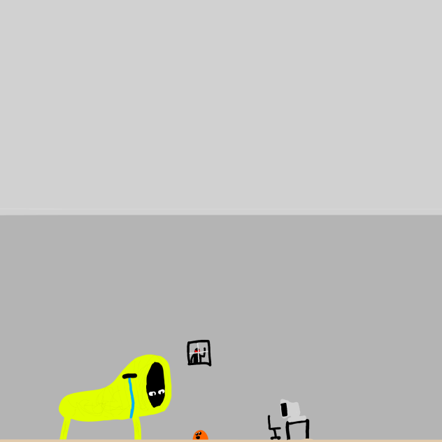 Tickle monster meets bone thief