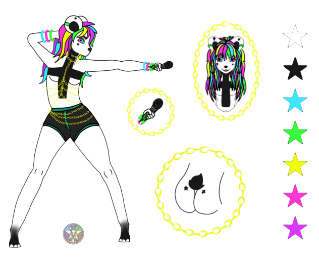 Violet reference sheet