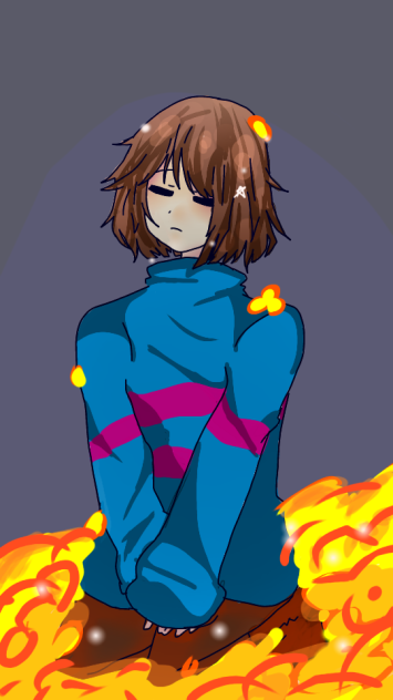 Namethefallen humanUndertaleSpeedpaint