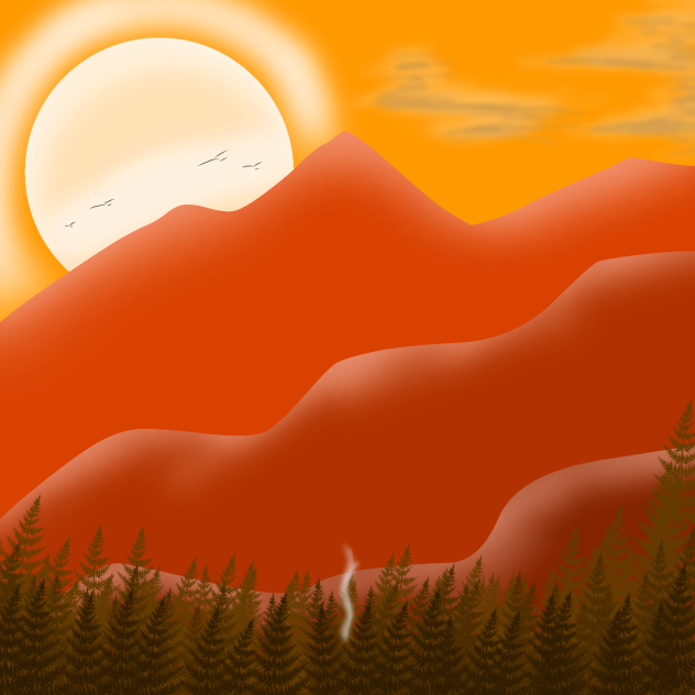 warm twilight - ibisPaint