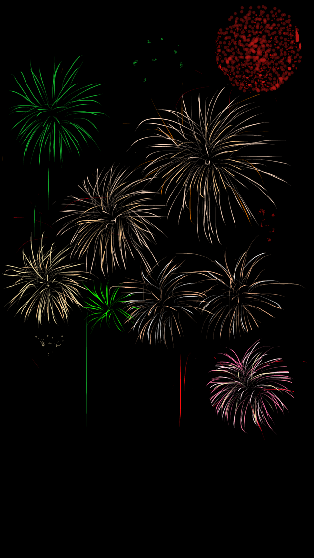 花火 背景の Ibispaint