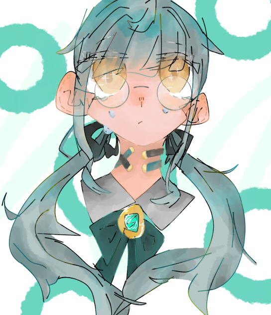 緑（眼鏡有）