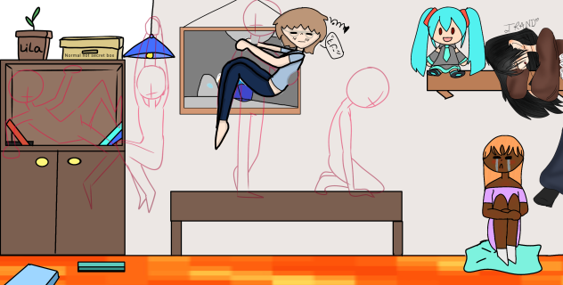 The floor is lave collab!