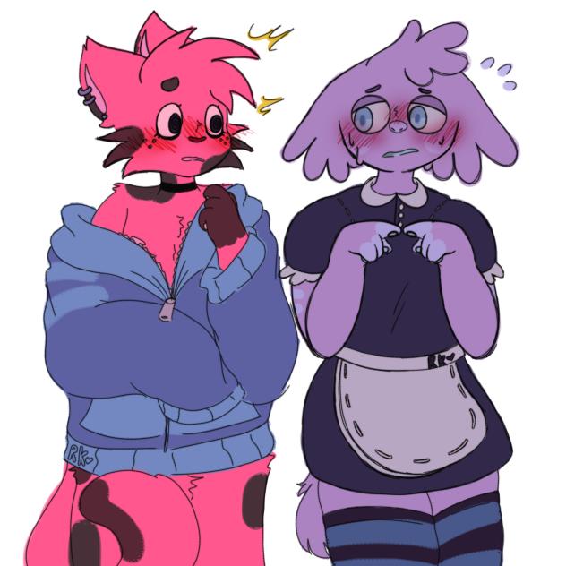 wilbur tries a dress