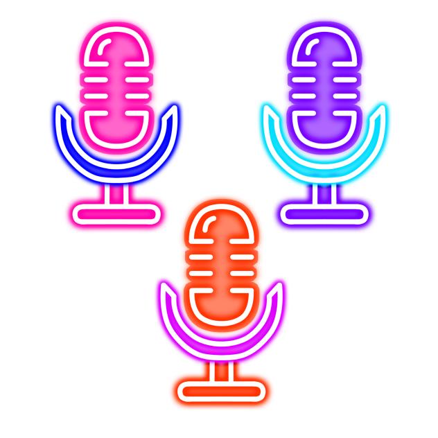 neon microphone 2