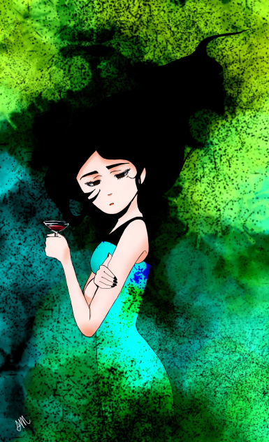 hair in the wind - ibisPaint
