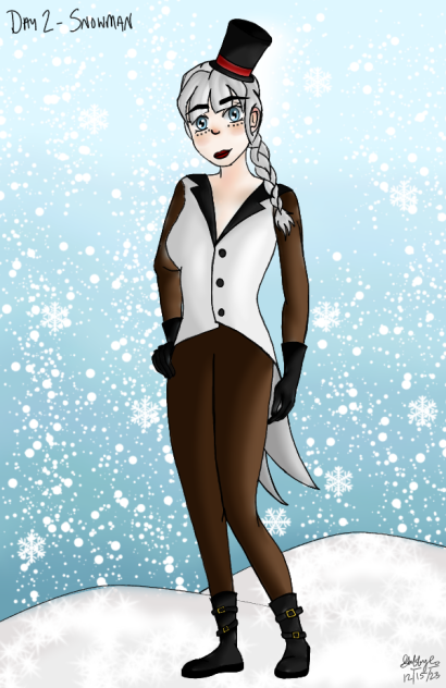 Day 2- Snowman (Christmas Challenge)