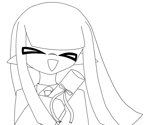 あげる物ないんで線画〜〜〜〜