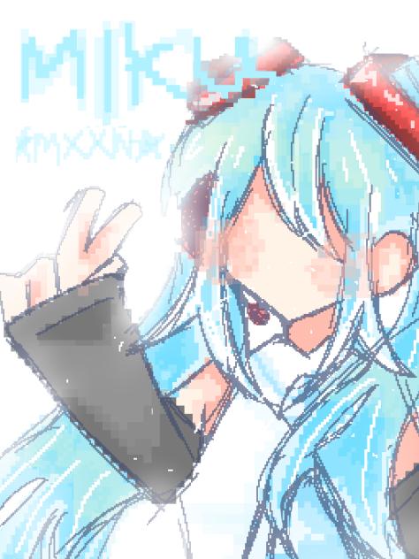 new and improved miku drawing