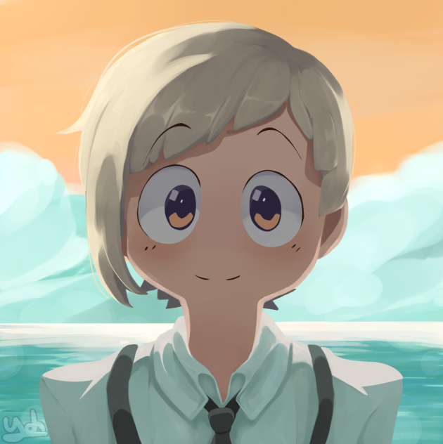 Atsushi on the shore