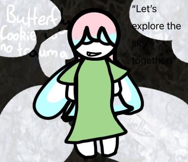 Butterfly Cookie without trauma