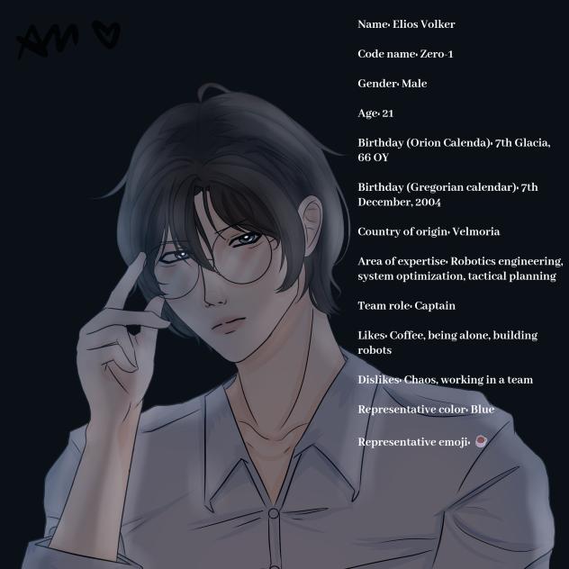 🌌NOVA Archives- Elios Volker's Profile🌠