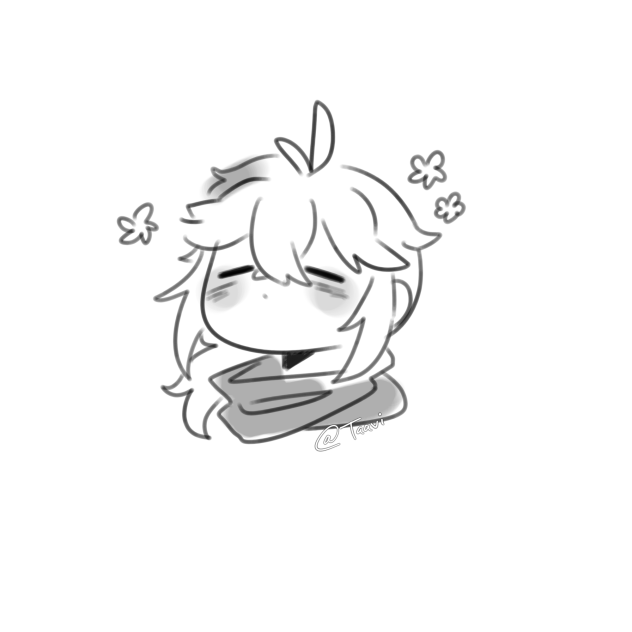 Kazuha.sketch.chibi