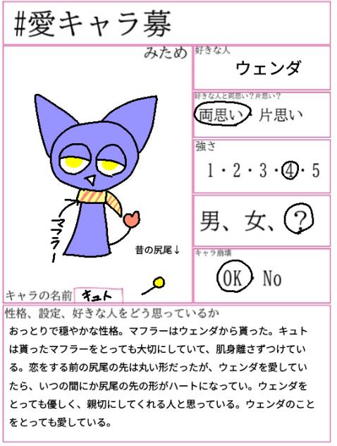 #愛キャラ募　(スプランキー)