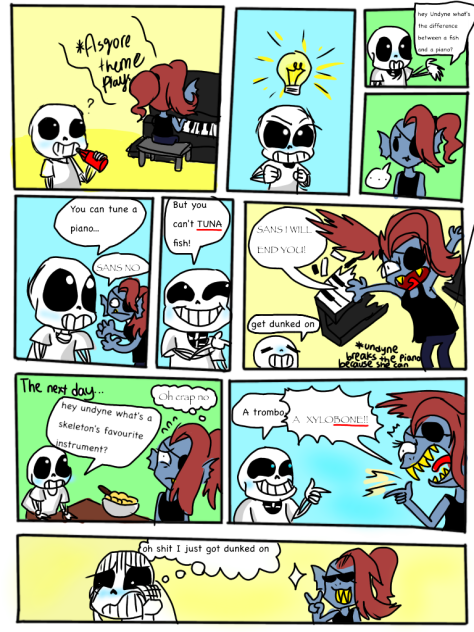 Sans & Undyne comic