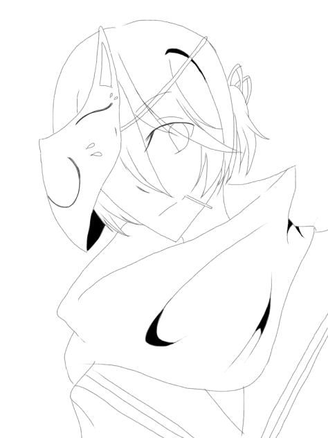 【塗ってください】線画