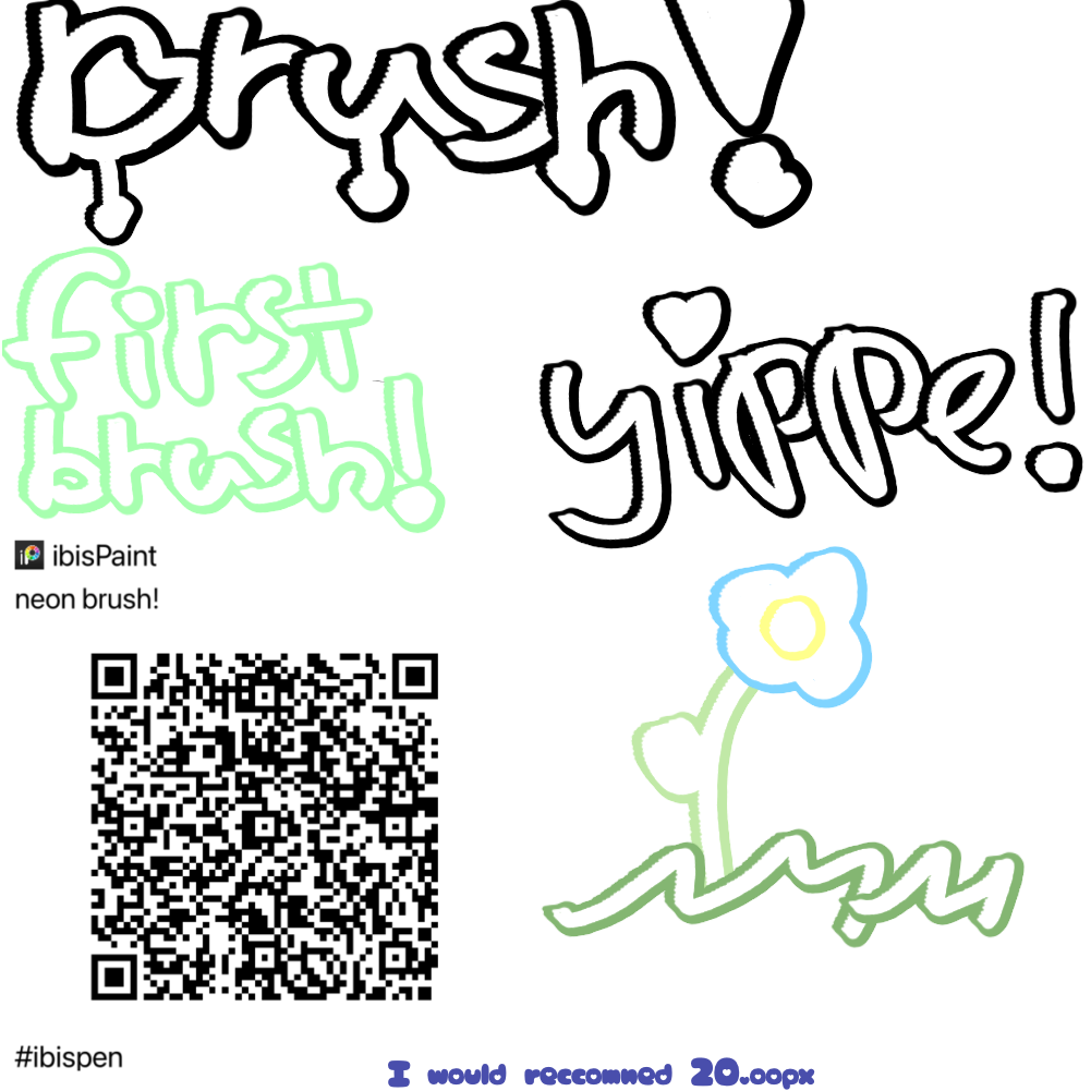 Neon brush! ibisPaint