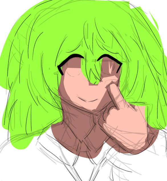 Unfinished art when I had motivation