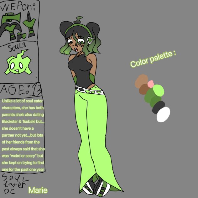 Soul eater oc marie yay