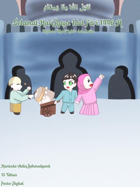 Poster Digital 'Idul Fitri 1446 H'