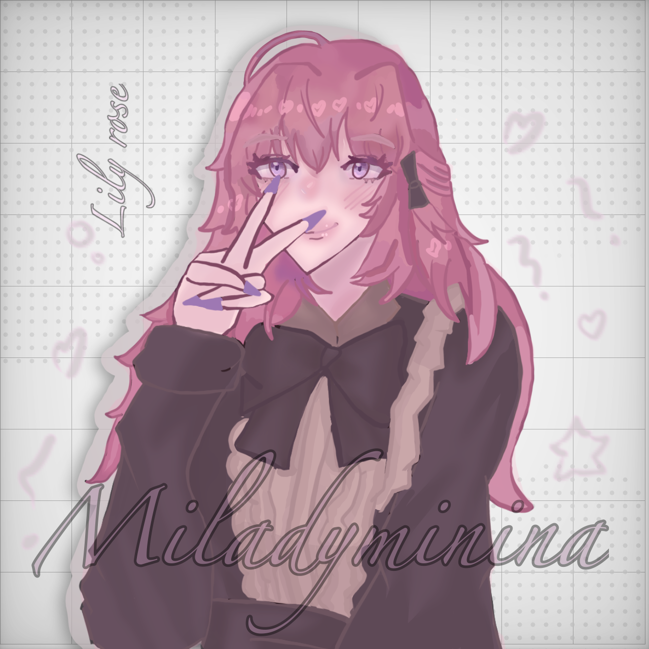 Lily rose oc ️ ️ 💗💗👛🌸🌸🌸 - ibisPaint
