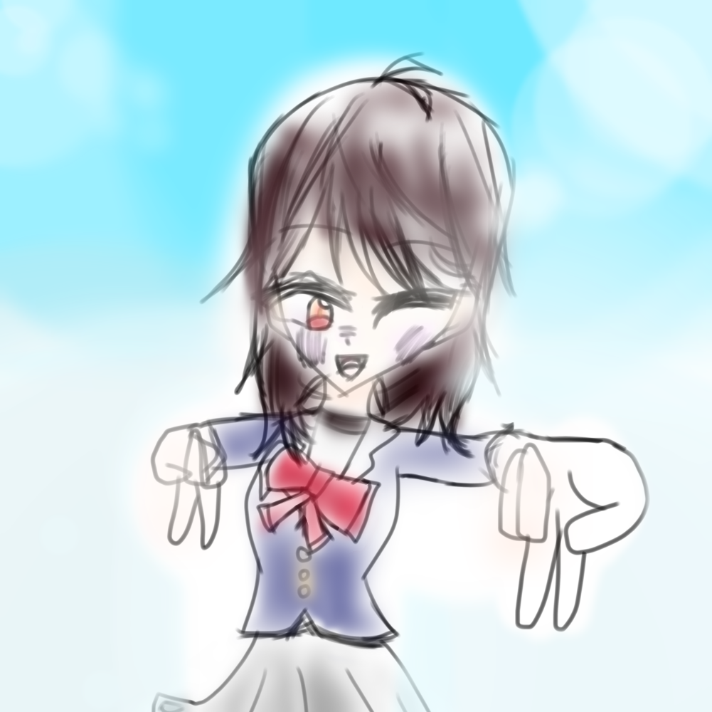 いらすとやチャレンジ1(ギャルピース) - ibisPaint
