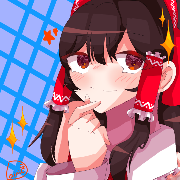 キュンです！な霊夢さん塗ってみた