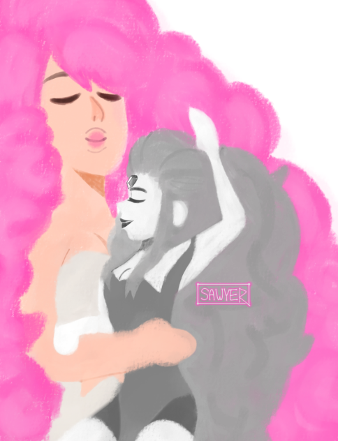 Rose and Selenite