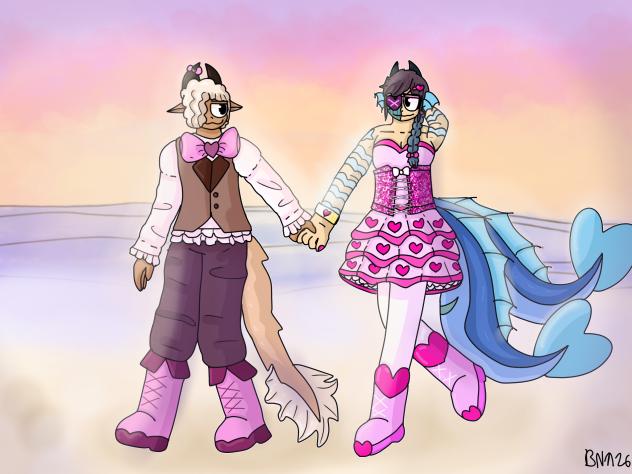 Valentine’s Day with my ocs