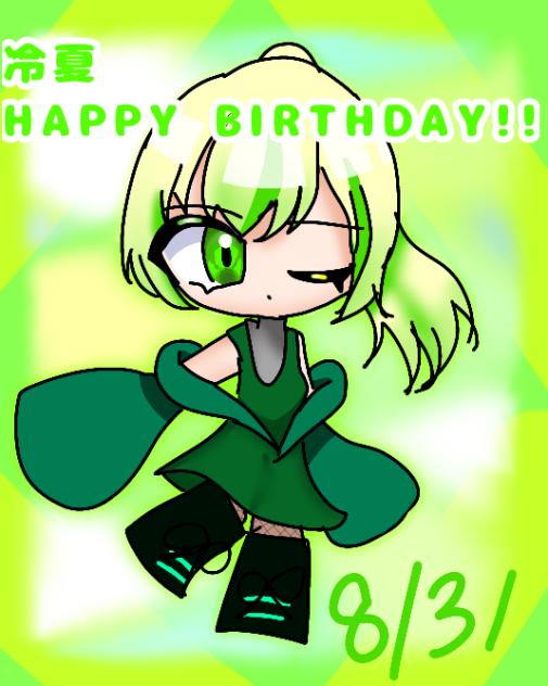 オリキャラ誕生日ミニキャラ