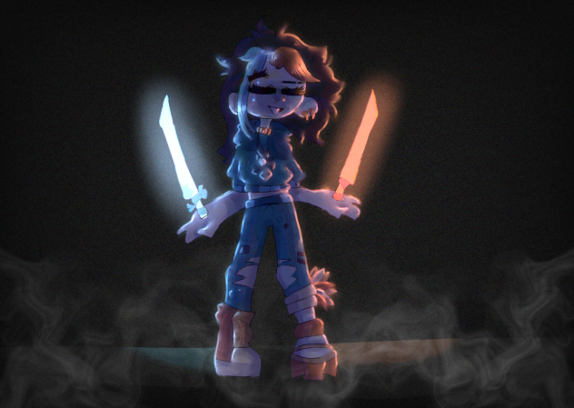 💙🗡❤️