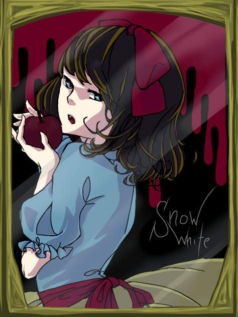 白雪姫 塗らせていただきました4