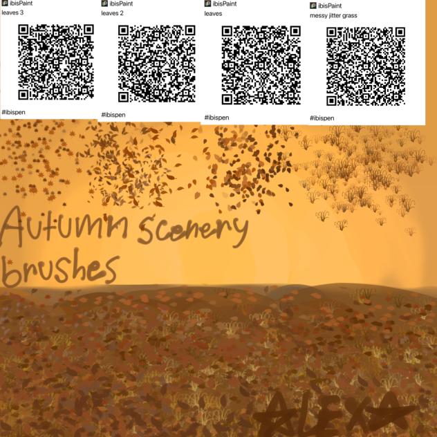 🍂 Autumn scenery brushes!🍁