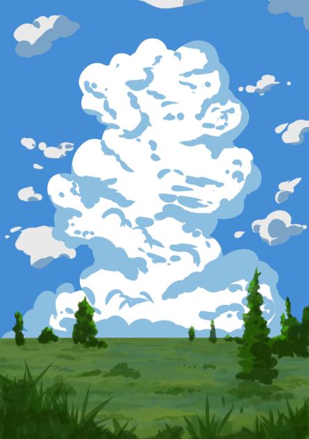 Cloud exercise - ibisPaint