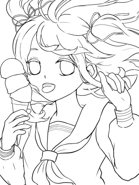 週末の落書き38 冬でも好きなものは好きw