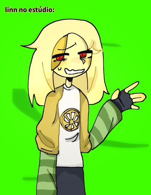linn no estúdio