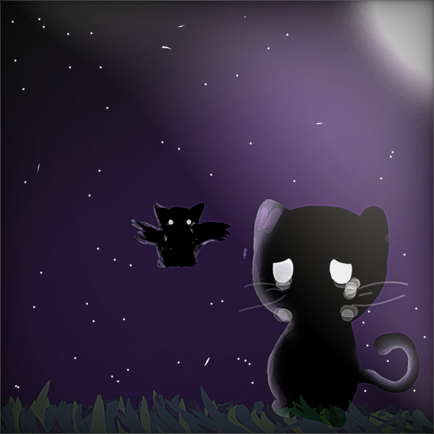 Cat sad - ibisPaint
