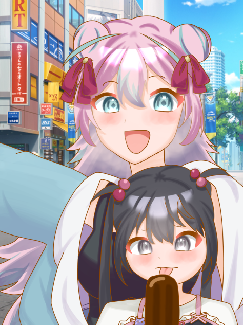 次あっち行こ！！　　　　　みんしち様描かせていただきました！
