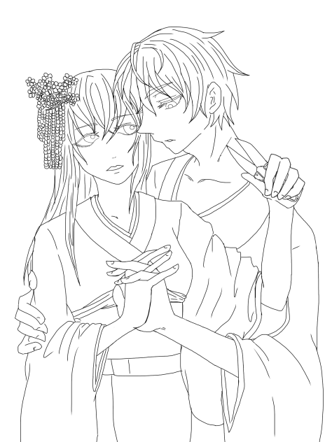 円尾坂の仕立屋 線画