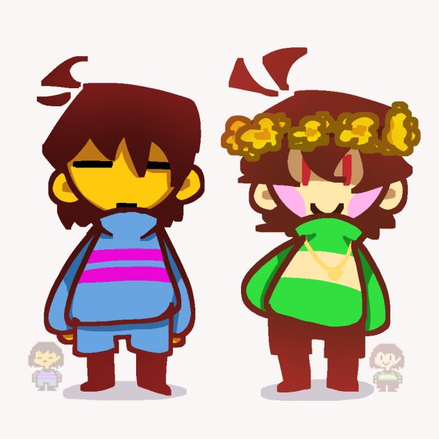 Frisk & Chara🌼