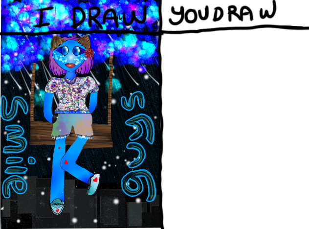 I draw you draw cat