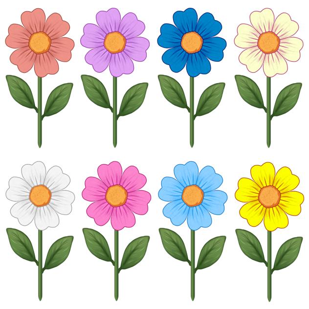 flower stickers