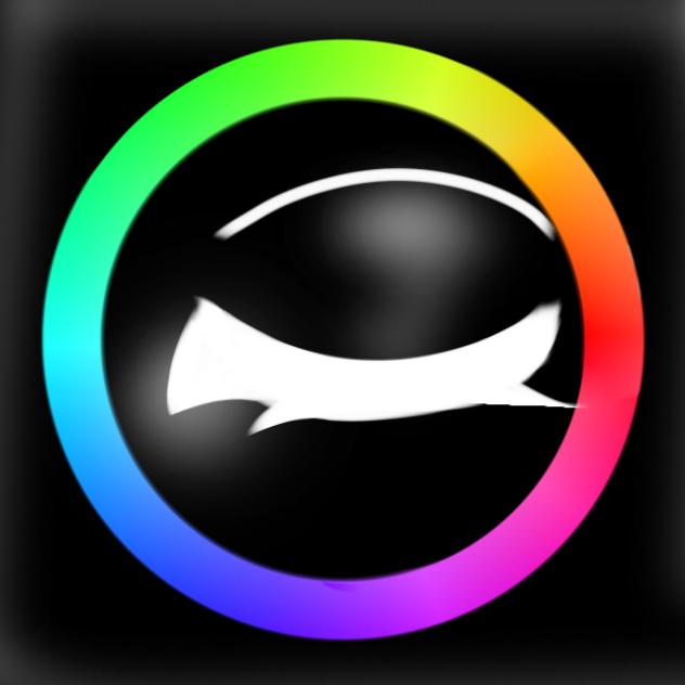rainbow eye.