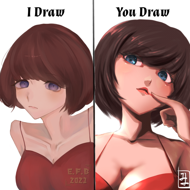 I draw you draw with E.F.B