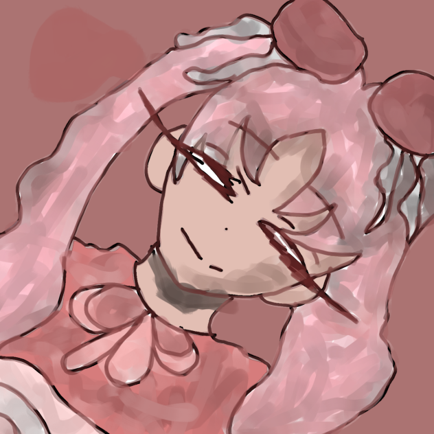 pink anime girl