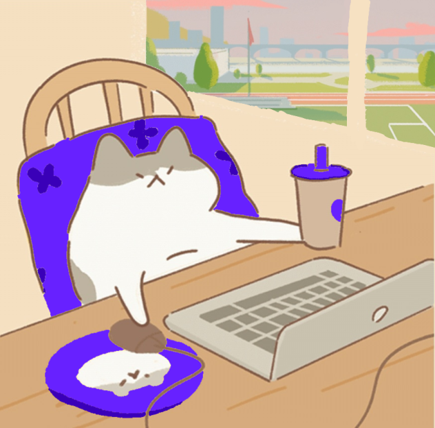 Little office cat