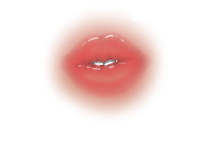 I drew lips