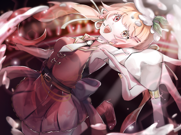 딸기복숭아 스무디